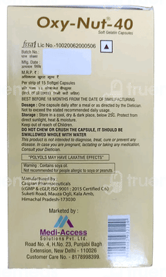 Oxy Nut 40 Capsule 15