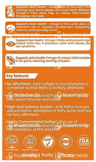 Dr Morepen Cod Liver Oil With Omega 3 Vitamin A And D  Softgel Capsule 100
