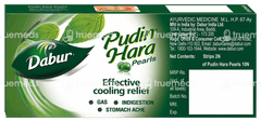 Dabur Pudin Hara Pearls 2 Strips Of 10 Capsules