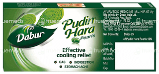 Dabur Pudin Hara Pearls 2 Strips Of 10 Capsules