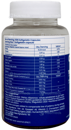 Dr Morepen Omega 3 Fish Oil Triple Strength 1250mg Capsule 60