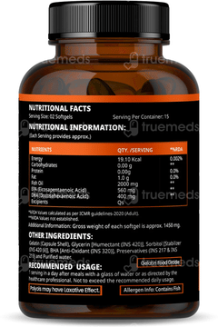 Nirvasa Omega 3 Salmon Fish Oil Softgel Capsule 60