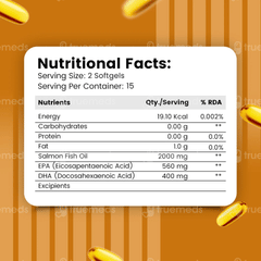 Nirvasa Omega 3 Salmon Fish Oil Softgel Capsule 60