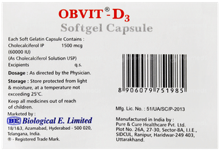 Obvit D3 Capsule 4