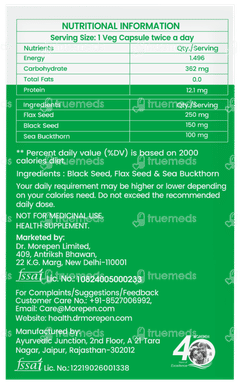 Dr Morepen Veg Omega 3 6 7&9 Capsule 60