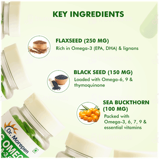 Dr Morepen Veg Omega 3 6 7&9 Capsule 60
