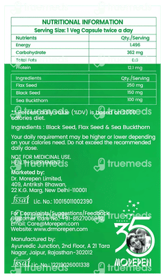 Dr Morepen Veg Omega 3 6 7&9 Capsule 60