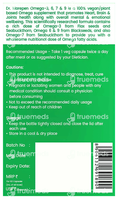 Dr Morepen Veg Omega 3 6 7&9 Capsule 60