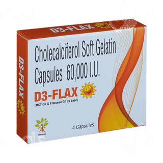 D3 Flax 60000 IU Softgel Capsule 4