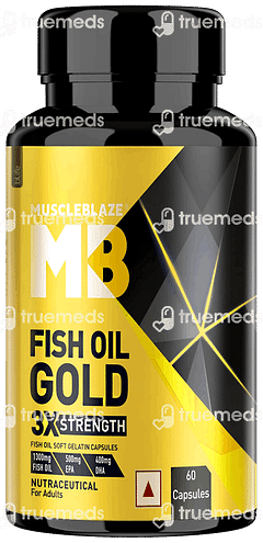 Muscleblaze Fish Oil Gold Soft Gelatin Capsule 60