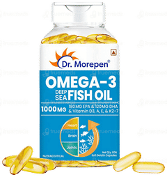 Dr Morepen Omega 3 Deep Sea Fish Oil 1000mg Capsule 60