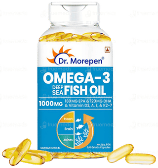 Dr Morepen Omega 3 Deep Sea Fish Oil 1000mg Capsule 60