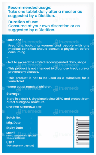 Dr Morepen Omega 3 Deep Sea Fish Oil 1000mg Capsule 60