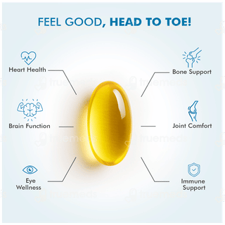 Dr Morepen Omega 3 Deep Sea Fish Oil 1000mg Capsule 60