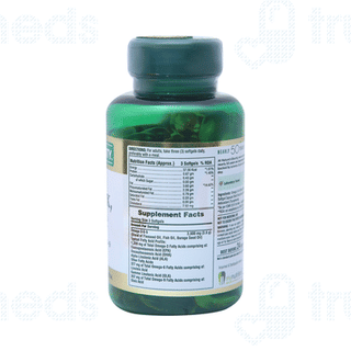 Natures Bounty Fish Flax Borage Omega 3 6 9 1200 MG Softgel Capsule 72