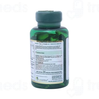 Natures Bounty Fish Flax Borage Omega 3 6 9 1200 MG Softgel Capsule 72