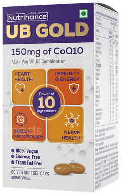 Jubilant Nutrihance Ub Gold Sucrose Free Veg Capsule 60