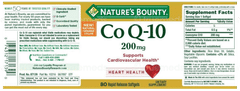 Natures Bounty Co Q 10 200 Mg Softgels Capsule 80 Natures Bounty Co Q 10 200 Mg Softgels Capsule 80