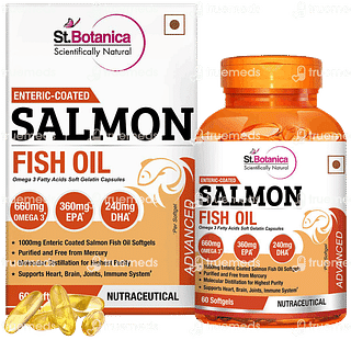 St Botanica Salmon Fish Oil 1000 MG Softgels Capsule 60