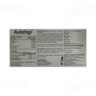 Autofegi Soft Gelatin Capsule 10