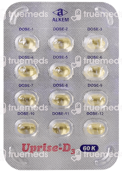 Uprise D3 60k IU Softgel Capsule 12