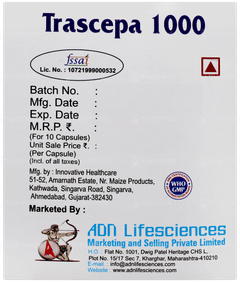 Trascepa 1000 Capsule 10