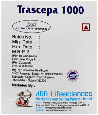 Trascepa 1000 Capsule 10