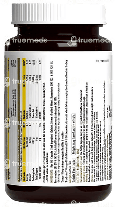 Truebasics Omega 3 Fish Oil Soft Gelatin Capsule 60
