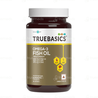 Truebasics Omega 3 Fish Oil Soft Gelatin Capsule 30