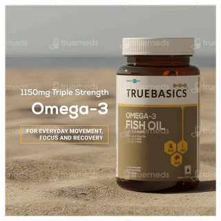 Truebasics Omega 3 Fish Oil Soft Gelatin Capsule 30