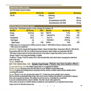 Truebasics Omega 3 Fish Oil Soft Gelatin Capsule 30