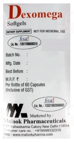 Dexomega Capsule 60