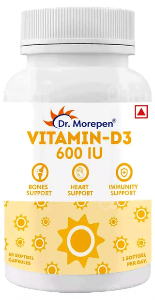 Dr Morepen Vitamin D3 Capsule 60