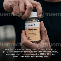 Briyo Vitamin D3 1000 Iu Soft Gel Capsule 90