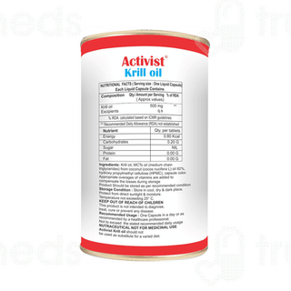 Activist Krill Oil Liquid Capsule 60