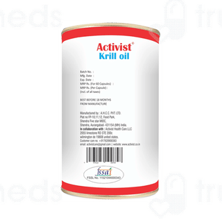 Activist Krill Oil Liquid Capsule 60