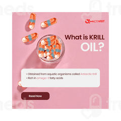 Activist Krill Oil Liquid Capsule 60