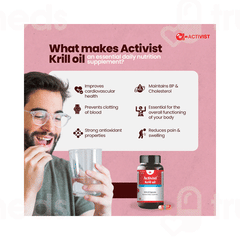 Activist Krill Oil Liquid Capsule 60