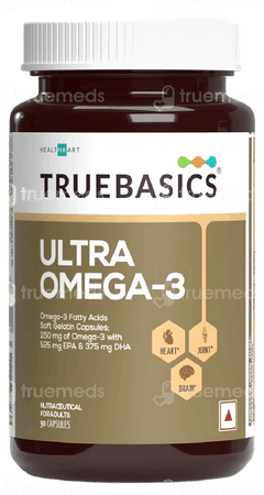 Truebasics Ultra Omega 3 Soft Gelatin Capsule 90