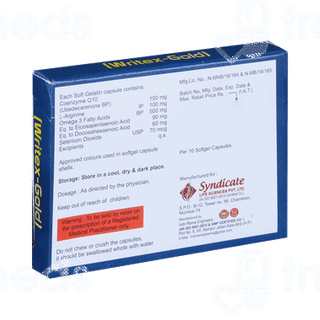 Writex Gold Soft Gelatin Capsule 10