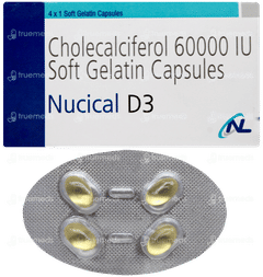 Nucical D3 60000 IU Soft Gelatin Capsule 4