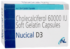 Nucical D3 60000 IU Soft Gelatin Capsule 4
