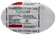 Nucical D3 60000 IU Soft Gelatin Capsule 4