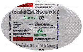 Nucical D3 60000 IU Soft Gelatin Capsule 4