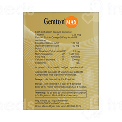 Gemton Max Capsule 10 Gemton Max Capsule 10