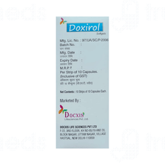 Doxirol Softgel Capsule 10 Doxirol Softgel Capsule 10