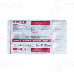 Zenitoin 10 MG Soft Gelatin Capsule 10