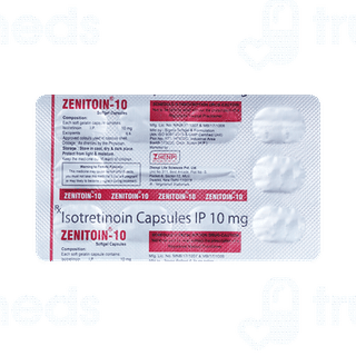 Zenitoin 10 MG Soft Gelatin Capsule 10