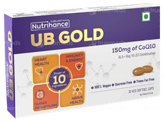 Jubilant Nutrihance Ub Gold Sucrose Free Veg Capsule 10