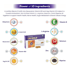 Jubilant Nutrihance Ub Gold Sucrose Free Veg Capsule 10